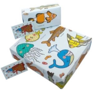 Re-Wrapped Fish Wrapping Paper