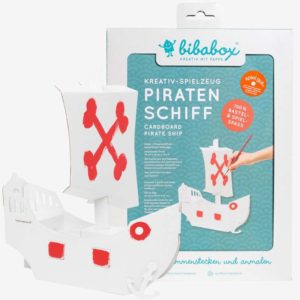 cardboard pirate ship bibabox