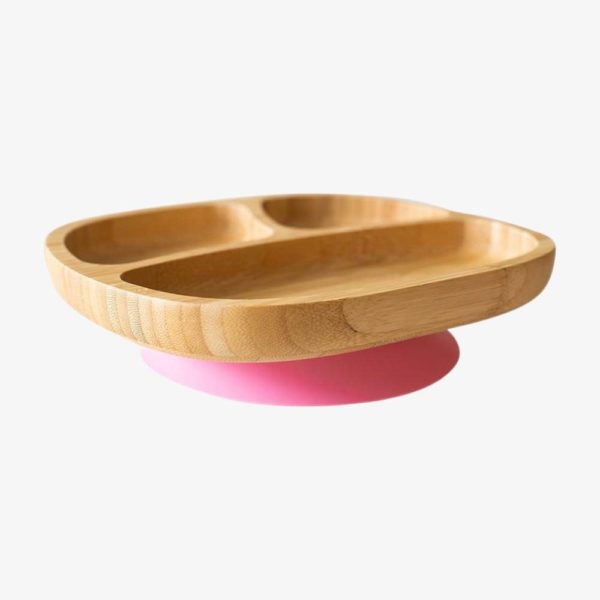 eco rascals classic plate pink